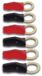 Velleman Kabelschoenset Voor De Wagen - 6 Stuks - Zwart/Rood - 1 cm