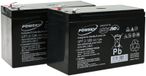 Powery Batterie gel-plomb pour USV APC RBC22