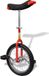 vidaXL - Eenwieler - verstelbaar - 16 inch - rood