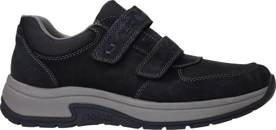 Rieker Sneakers blauw Suede - Maat 43