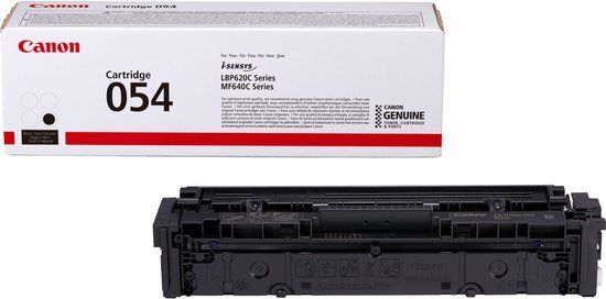 Canon 054 Black Toner Cartridge - Original - 1500 Pages - Compatible with Color imageCLASS MF642Cdw