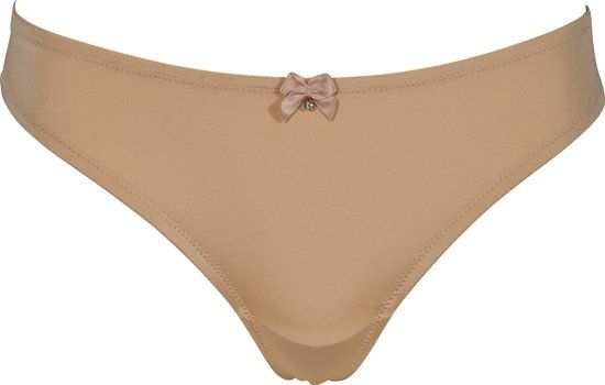 After Eden D-cup & up Faro Dames String - Huid - Maat XL