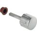 Häfele H6140 Bouton rotatif pour serrure à pêne à visser Push Lock nickelé mat