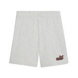 PUMA Essentials Logo Lab relaxed short voor Heren, Grijs, Maat 13-14Y
