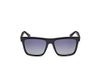 GUESS Gu00166 Uniseks zonnebril, Glanzend zwart