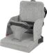Bol Booster Seat pour Chaise de Salle à Manger - Coussin Rehausseur Portable - Rehausseur Antidérapant pour Chaise Haute - Gris