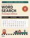 Large Print Word Search for Seniors: Nostalgia Edition: 80 Puzzles About the Way Things Were, One to a Page, in Very Large Print