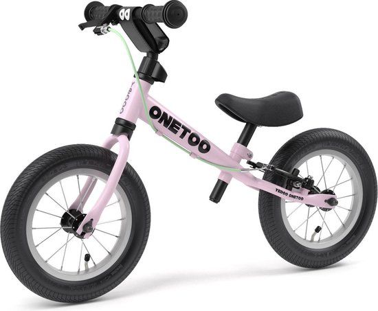 Yedoo OneToo Loopfiets 12" - Candypink - Roze