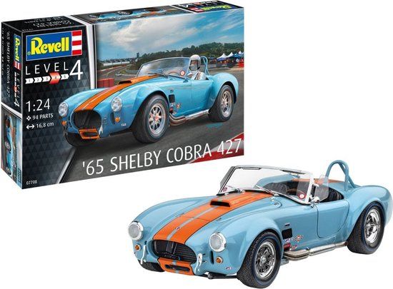 Revell 07708 1965 Shelby Cobra 427 Plastic Modelbouwkit - 1:24
