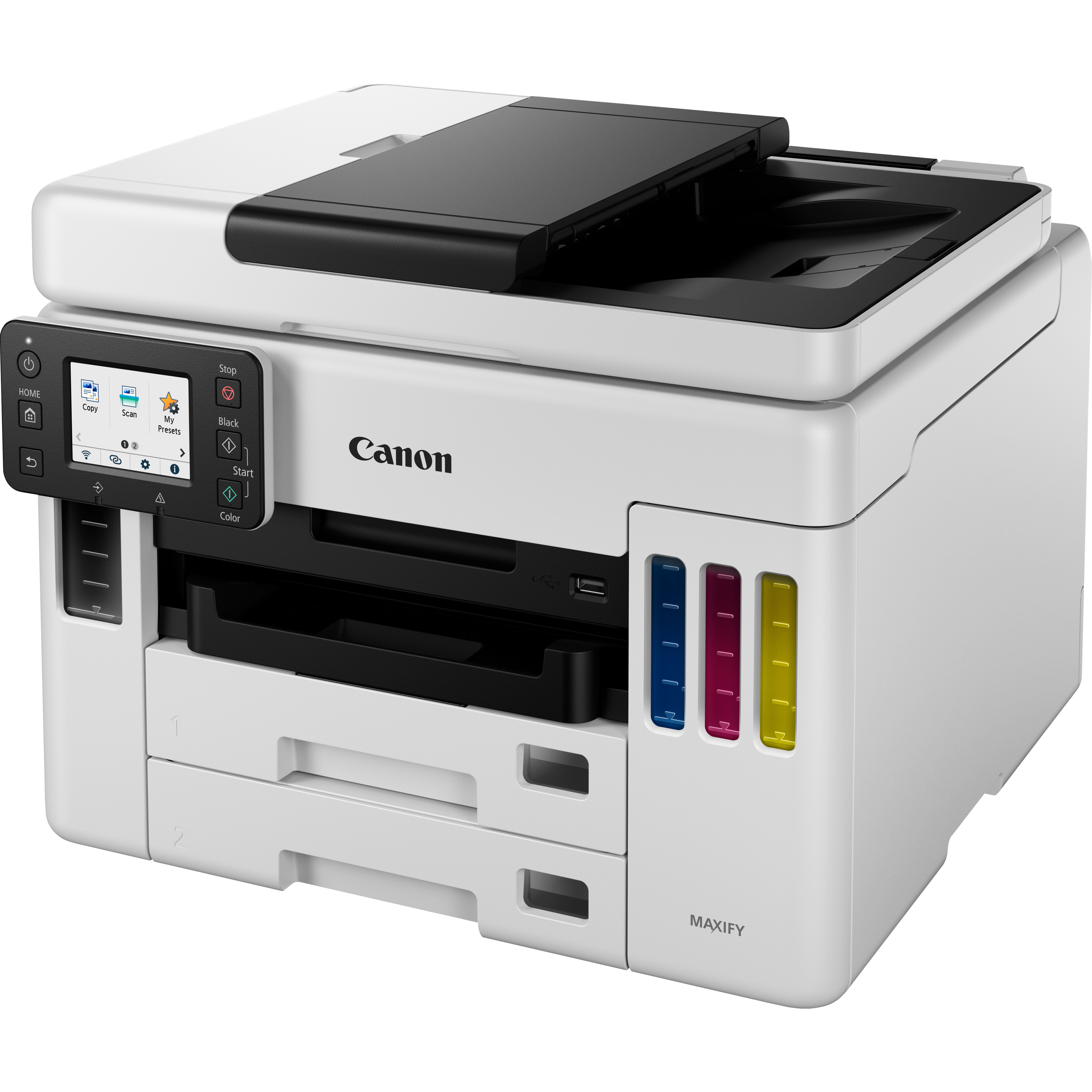 Canon MAXIFY GX7050 MegaTank - Multifunctionele printer - Inkjet - A4 - 600 x 1200 DPI - Wifi
