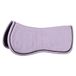 Imperial Riding Zadelonderlegger IRH Suede, schokabsorberende halve pad met fleece, blauwe regen, full