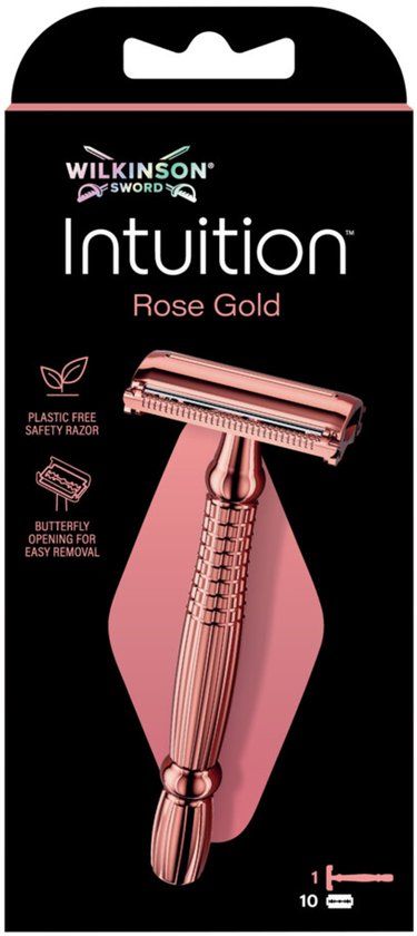 Wilkinson Sword Wilkinson Intuition Rose Gold Scheersysteem + Navulmesjes 10 stuks