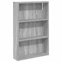 vidaXL Badkamer wandkast Grijze Sonoma 40 x 10 x 60,5 cm