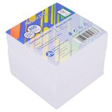 Westcott E-733199 00 Notitieblaadjes, navulverpakking, notitieblok met 9 x 9 cm grote vellen in wit, navulset voor dispenserbox, FSC-gecertificeerd papier, 80 g/m²