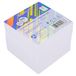 Westcott E-733199 00 Notitieblaadjes, navulverpakking, notitieblok met 9 x 9 cm grote vellen in wit, navulset voor dispenserbox, FSC-gecertificeerd papier, 80 g/m²