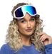 Boland - Party skibril wit Wit - Volwassenen - 80's & 90's - Disco - Retro - Old school - Festival - Carnaval - Themafeest