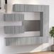 Prolenta Maison Exclusive - Ensemble de meubles TV 7 pcs Sonoma gris Bois d'ingénierie