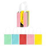 Idena 30236 - Papieren zakjes, 10 stuks, 5 kleuren assorti, knutselzakjes, voor versieren en cadeau geven, cadeauzakjes