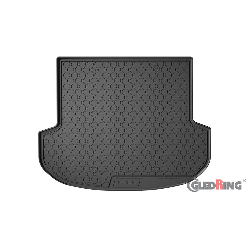 Gledring 1355 Rubbasol (Rubber) Kofferbakmat Geschikt voor Hyundai Santa Fé IV (TM) (5-Personen) 2018