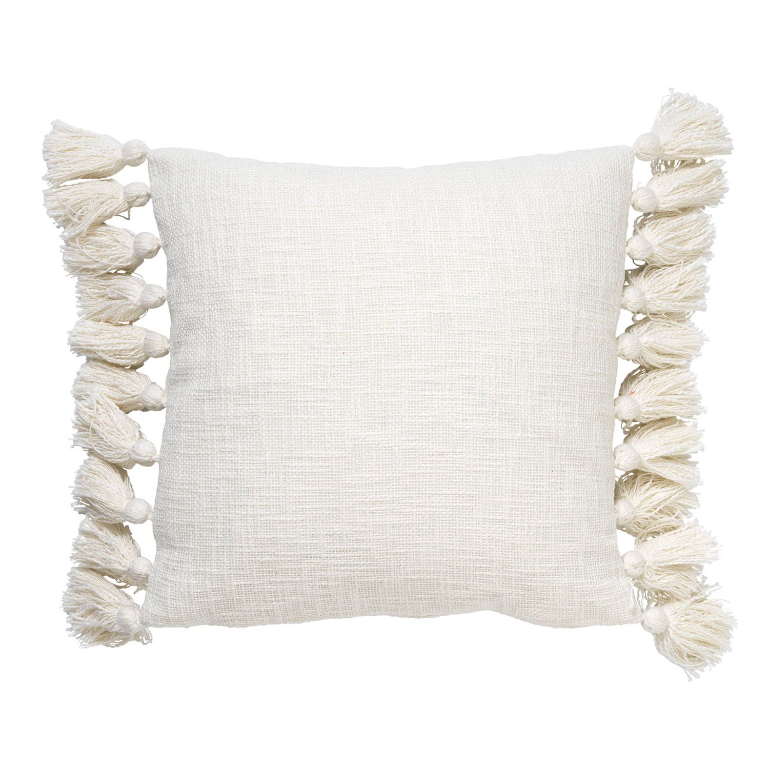 Dutch Decor Ruby Sierkussen Katoen 45x45 cm - Snow White - Wit