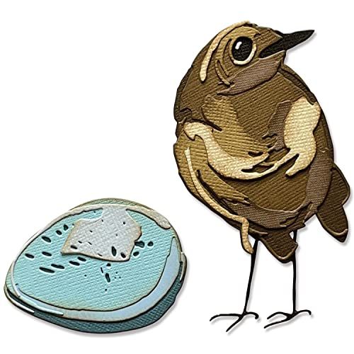 Sizzix Thinlits Die Set 11PK Bird & Egg Colorize van Tim Holtz, 665857