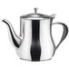 SANQIAHOME Petite théière acier inoxydable (Argent, 570 ml)