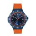 Glock GW-15-8-22 Montre Homme Bleu/Orange Acier/Silicone Verre saphir 10 ATM