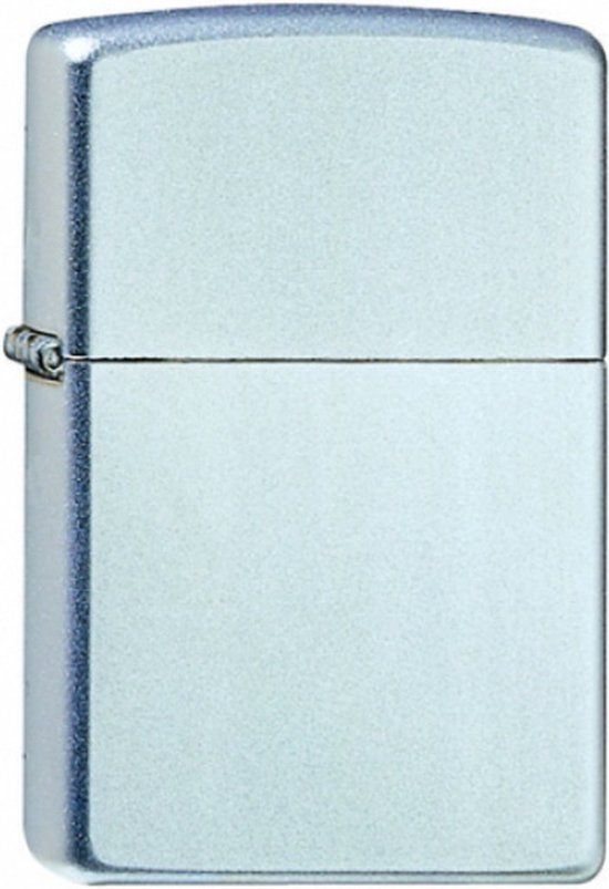 Zippo Aansteker Satin Finish - Satin Chroom - Navulbaar