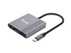 Equip 3-in-1 USB-C naar HDMI / USB-A / USB PD-adapter, 4K/60Hz, 100W USB PD