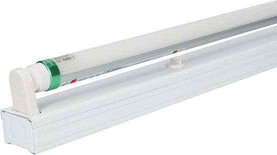 HOFTRONIC LED TL armatuur 120cm T8 fitting flikkervrij 4000K Neutraal wit licht 18W 2880lm