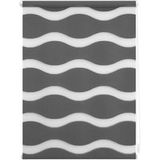 Lichtblick Duo Rollo Welle Klemmfix, sans perçage, à partir de 45 x 150 cm. (Anthracite)