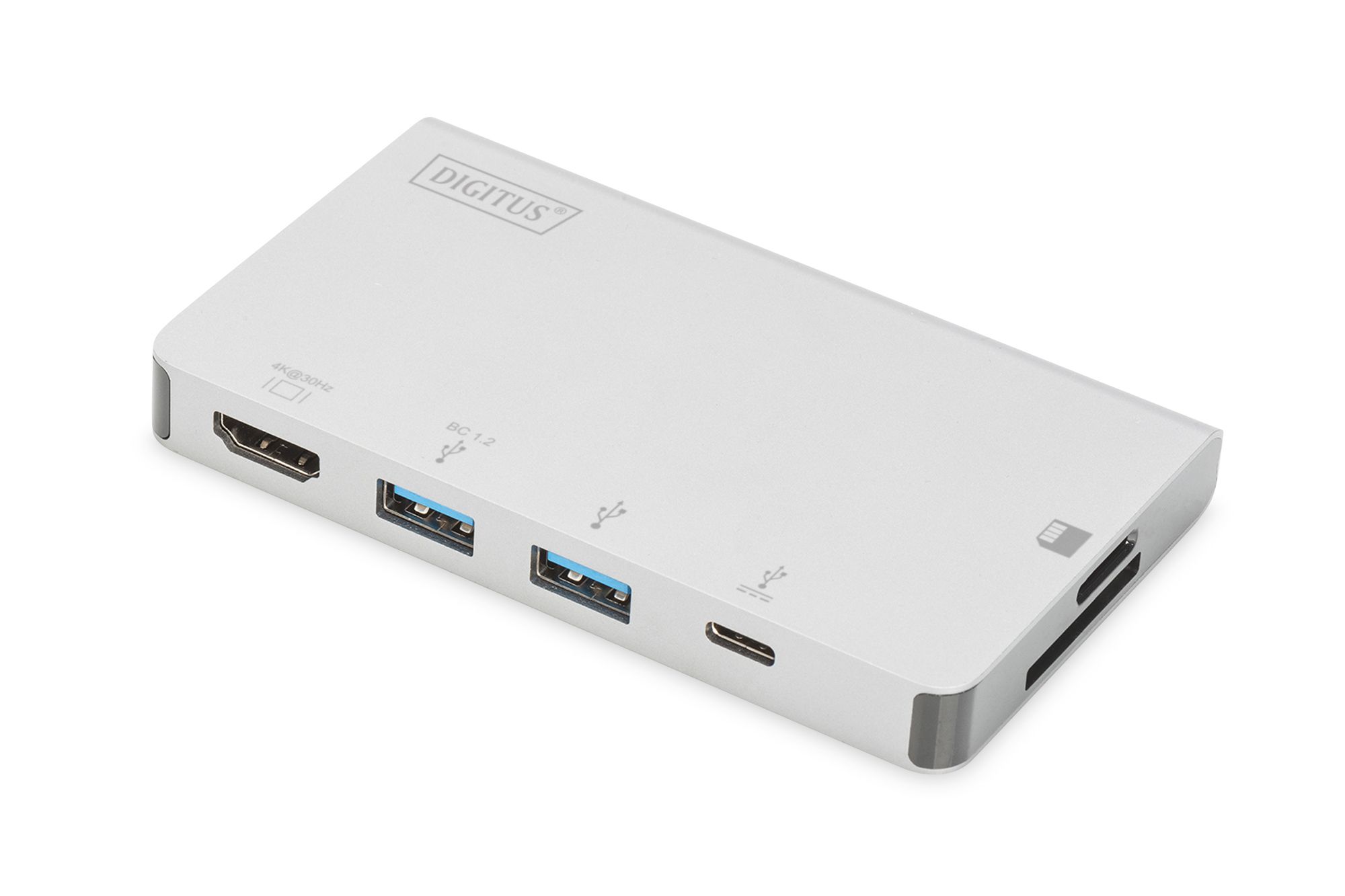 Digitus DA-70867 - USB-C Hub - 5-in-1 - Zilver
