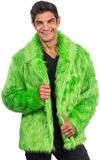 CHAKS - Groen bontjas voor volwassenen - XL