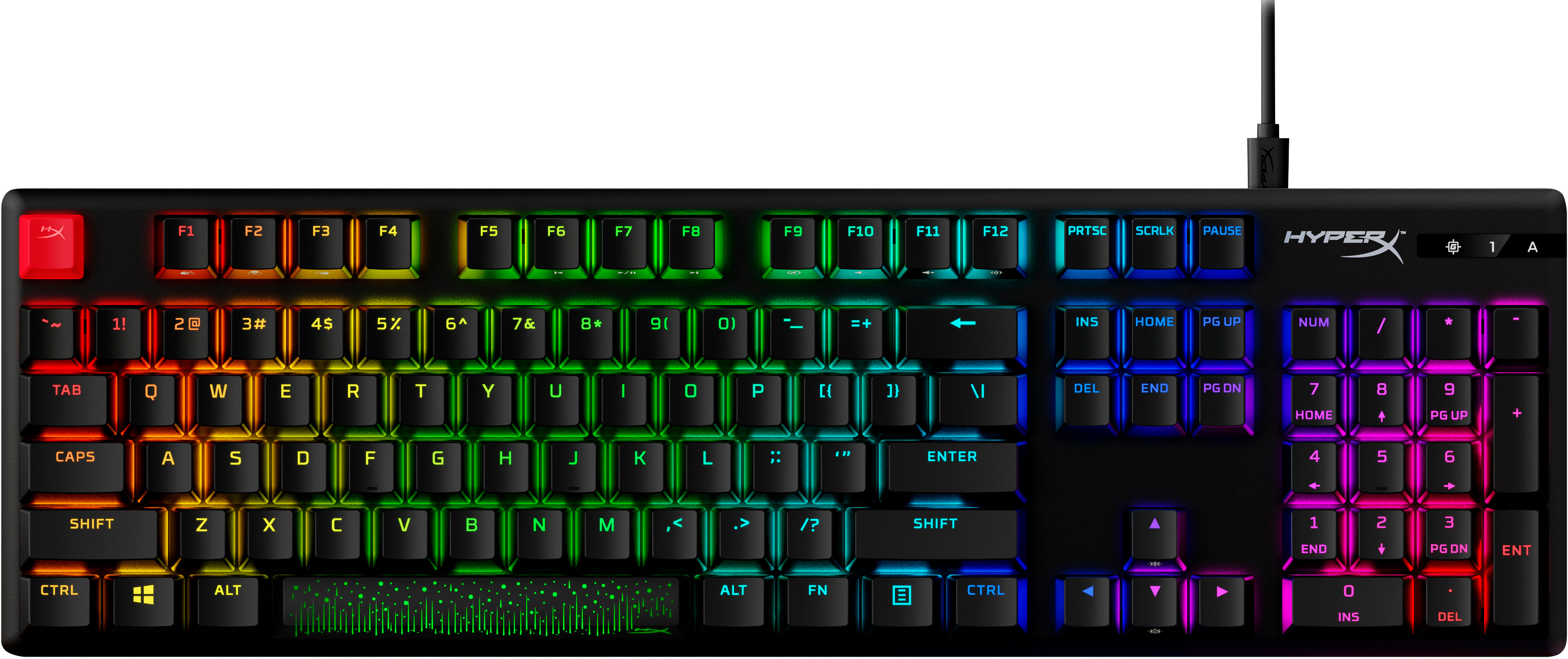 HP HyperX Alloy Origins PBT HX Aqua - Mechanical Gaming Keyboard
