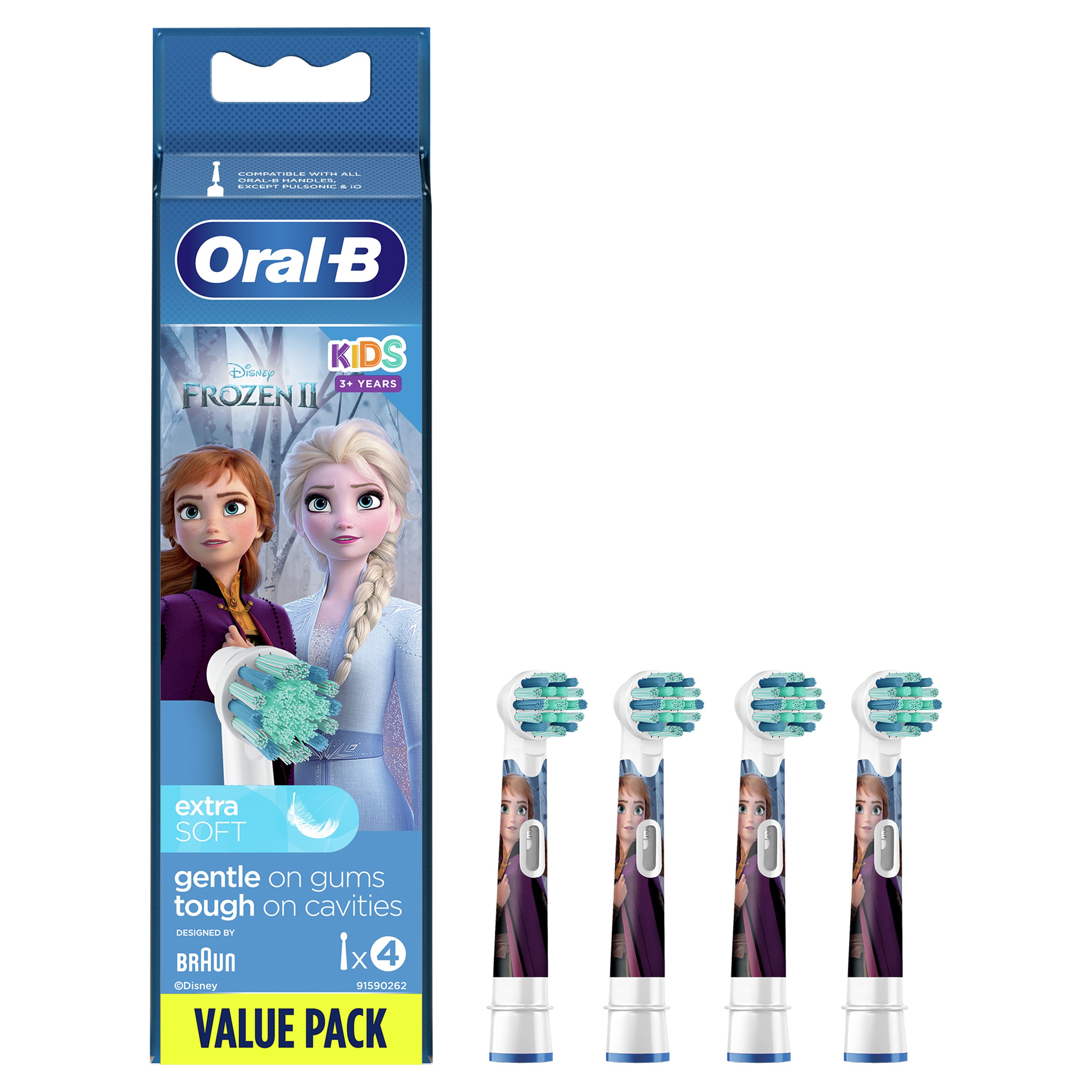 Oral-B Kids Opzetborstels - Disney Frozen 2 - 4 stuks