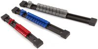 HBM machines HBM 3-delige doppenrails set voor 1/4, 3/8 en 1/2 dopsleutels - 210, 260 en 310 mm