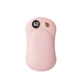 OKYUK Handwarmers, 2 stuks, magnetische handwarmer, elektrisch oplaadbaar met 5000 mAh accucapaciteit en 3 standen, kan als powerbank worden gebruikt, perfect voor camping en cadeau