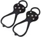 Mont B.V. Crampons - 1 Paire - Crampons antidérapants - Crampons de traction - TPE - 5 Crampons - Universel - Noir