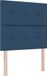 vidaXL Boxspringbed met hoofdeinde, Blauw, 200 x 100 cm, Stof