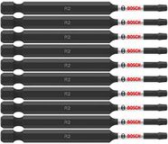 Bosch ITSQ235B Impact Tough 3.5 in. Square #2 Power Bits