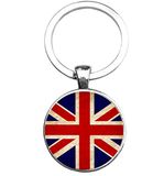 MC Living Engeland Sleutelhanger Glas - Vlag Engeland