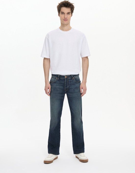 LTB Jeans Roden Heren Jeans - Donkerblauw - W30/L34 - Bootcut Fit