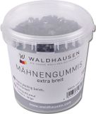 Waldhausen Vlechtelastiekjes Extra Breed Zwart