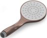 Hotbath Mate M360 handdouche 13 cm rond geborsteld koper PVD