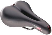 Point damesfietszadel endzone - vervaardigd met vacuümtechnologie - Trekking, zwart