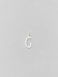 Design Letters Archetype bedel 10mm Zilver A-Z-G