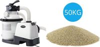 Intex - Zandfilterpomp 5700 L/u & Filterzand 50 kg