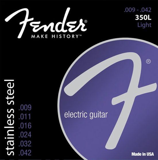 Fender Snarenset Elektrisch Stainless Steel F-350L