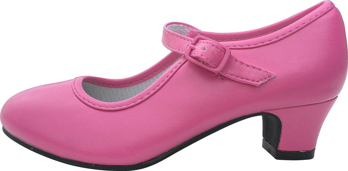 La Señorita Anna schoenen roze/Spaanse Prinsessen schoenen maat 32 (binnenmaat 21 cm)