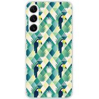 Samsung Galaxy S23 Toucan diamant siliconen hoesje
